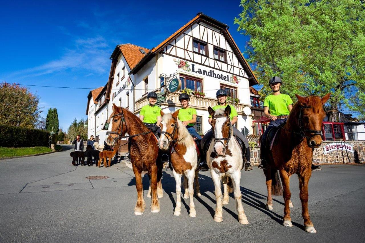 Landhotel & Reiterhof Schumann Triptis Экстерьер фото